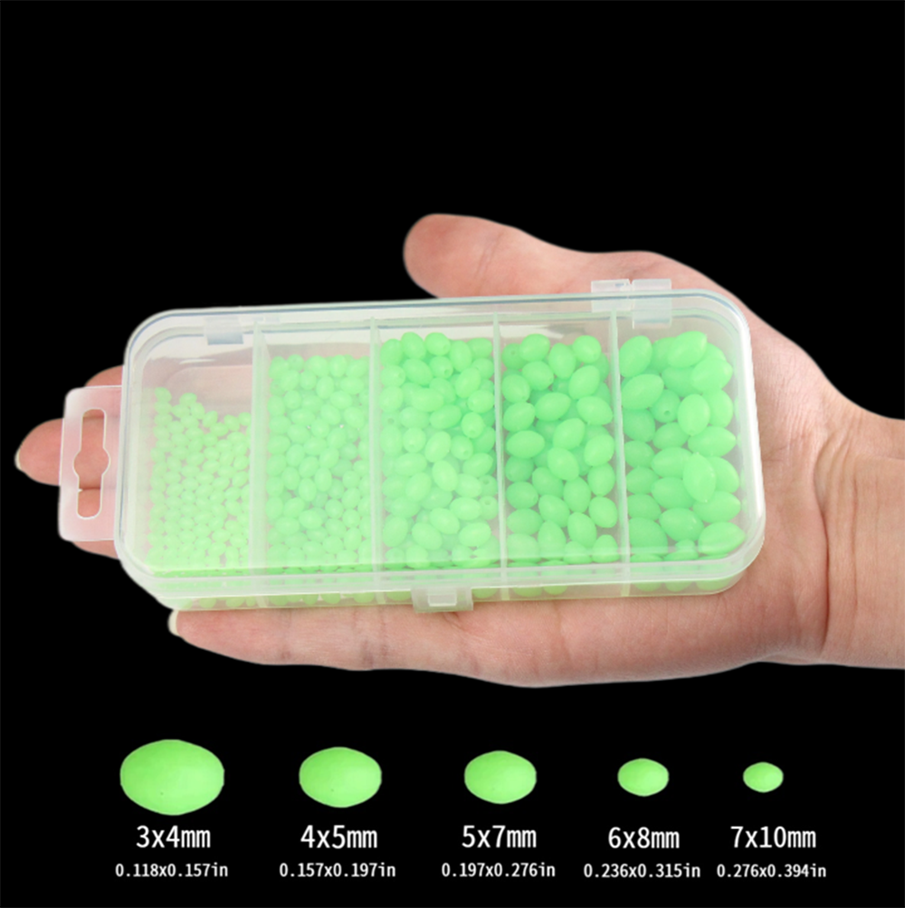 Fishing Lure Topwater - 375Pcs/Set Night Luminous Fishing Hard Beads