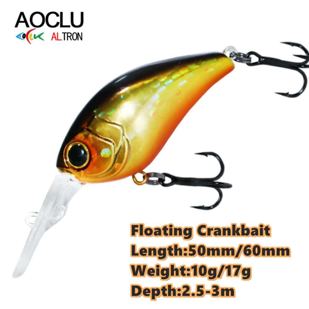 AOCLU Floating Minnow 50mm 10g - مراجعة Fishing Lure Crankbait وسعره