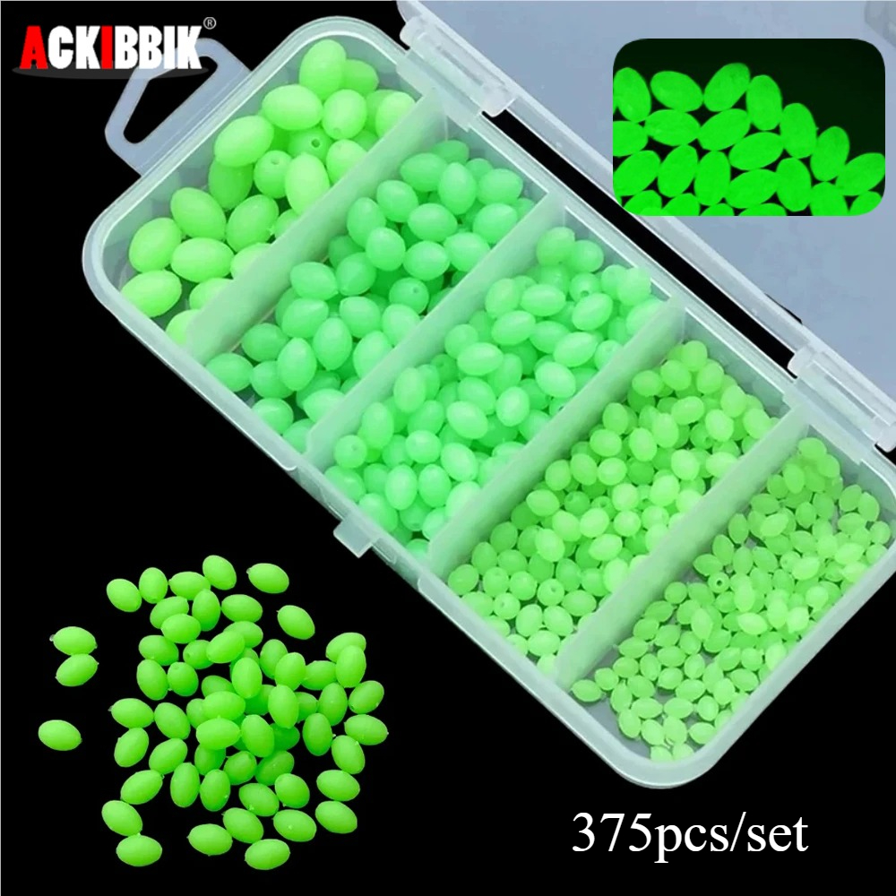 Ackibbik 375pcs/box Luminous F - مراجعة Fishing Lure Box وسعره