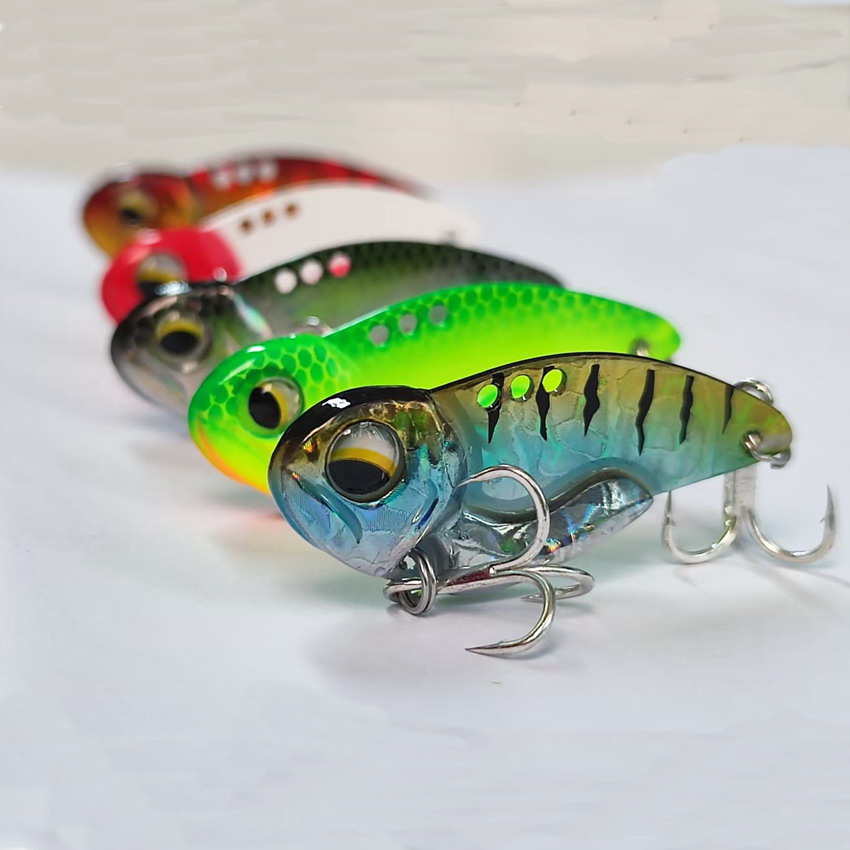 6pcs Metal VIB Fishing Lures 7 - مراجعة Fishing Lure Blade Bait وسعره