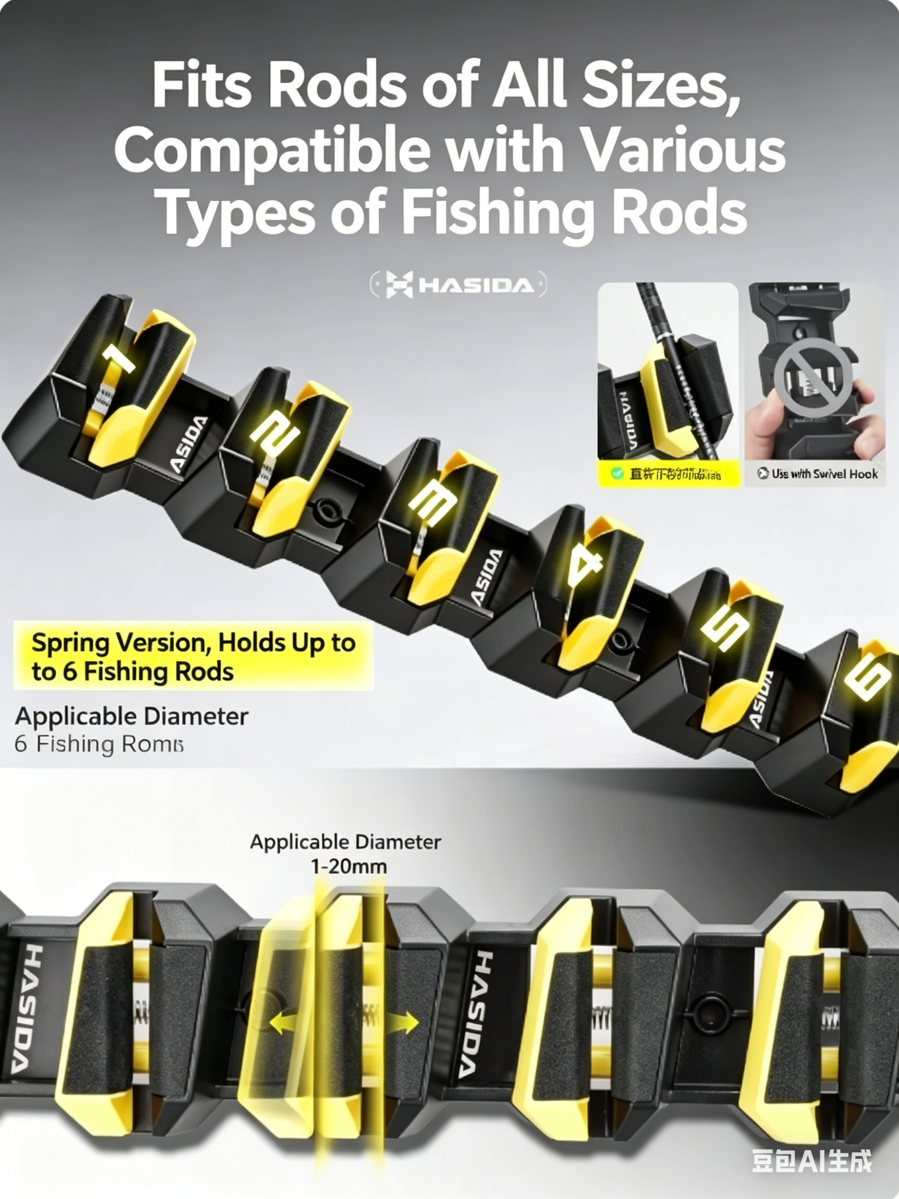 HISTAR Soft Rubber Wall-Mounte - مراجعة Fishing Lure Accessories وسعره