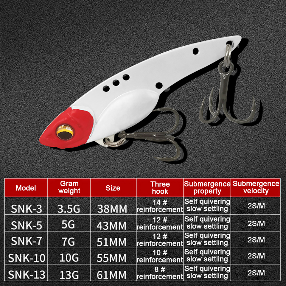 GOBYGO 3.5G-13G Metal VIB Fish - مراجعة Fishing Lure Swimbait وسعره
