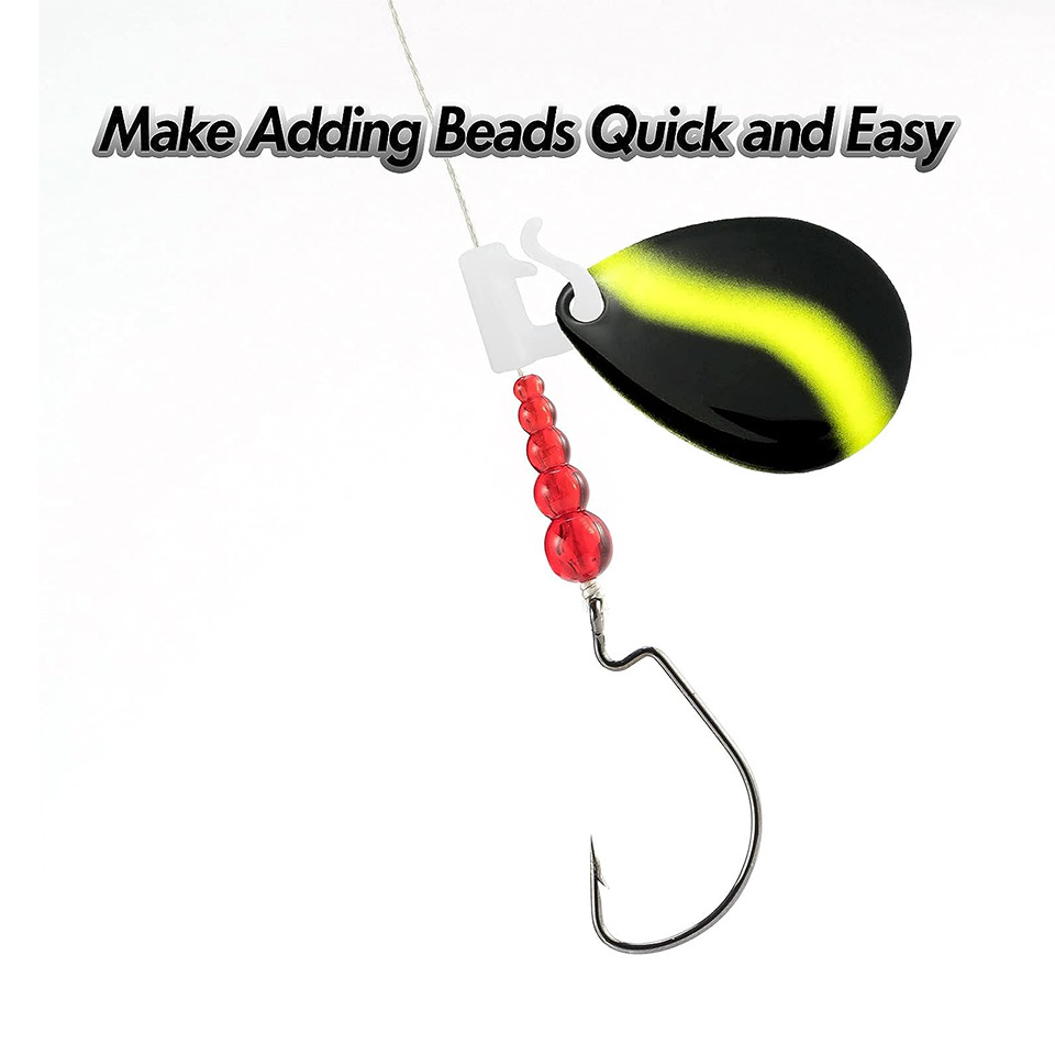 50PCS Stacked Fishing Beads Tr - مراجعة Fishing Lure Spinner وسعره