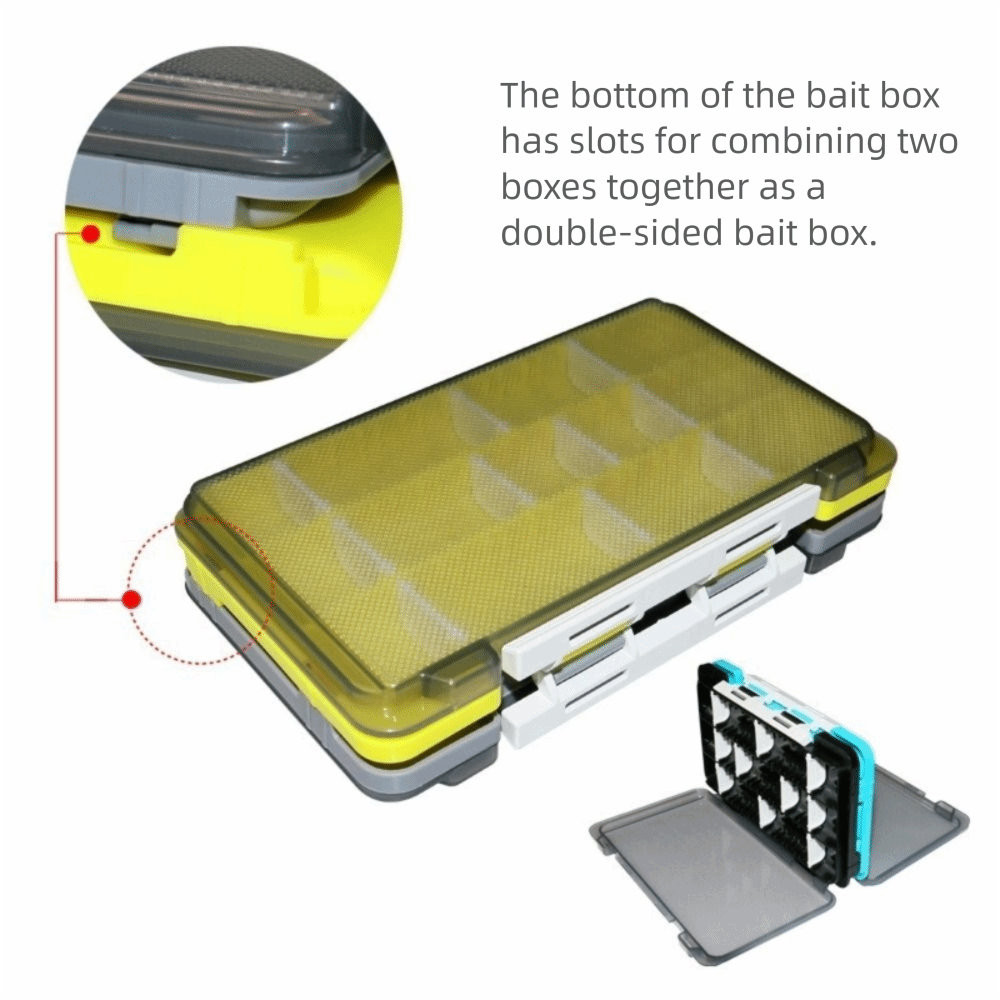 Double Side Fishing Tackle Box - مراجعة Fishing Lure Spinner وسعره
