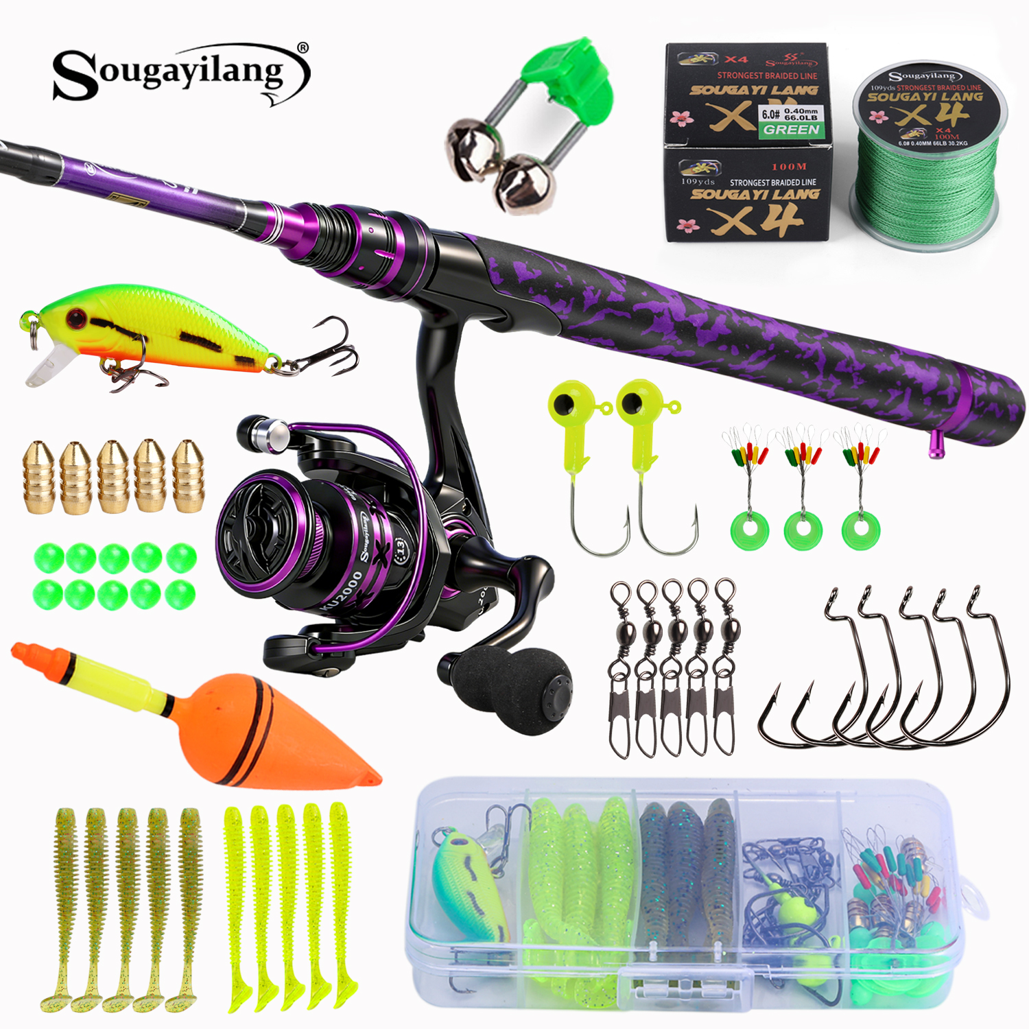 Sougayilang Spinning Fishing R - مراجعة Fishing Lure Topwater وسعره