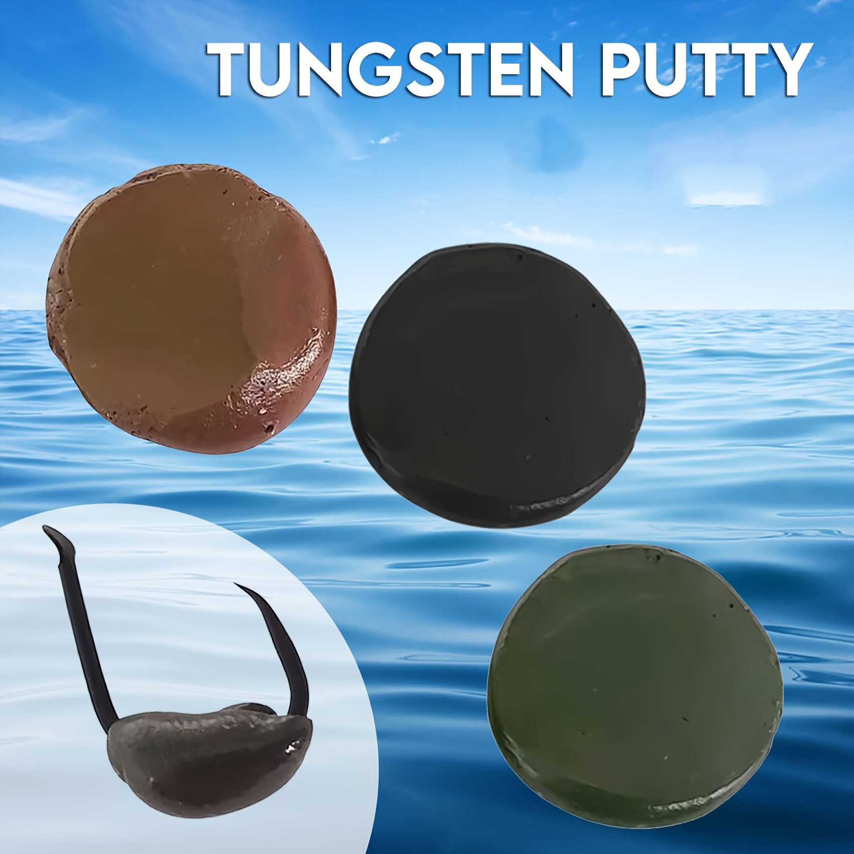 Tungsten Putty 0.5oz(15g) Tika - مراجعة Fishing Lure Accessories وسعره