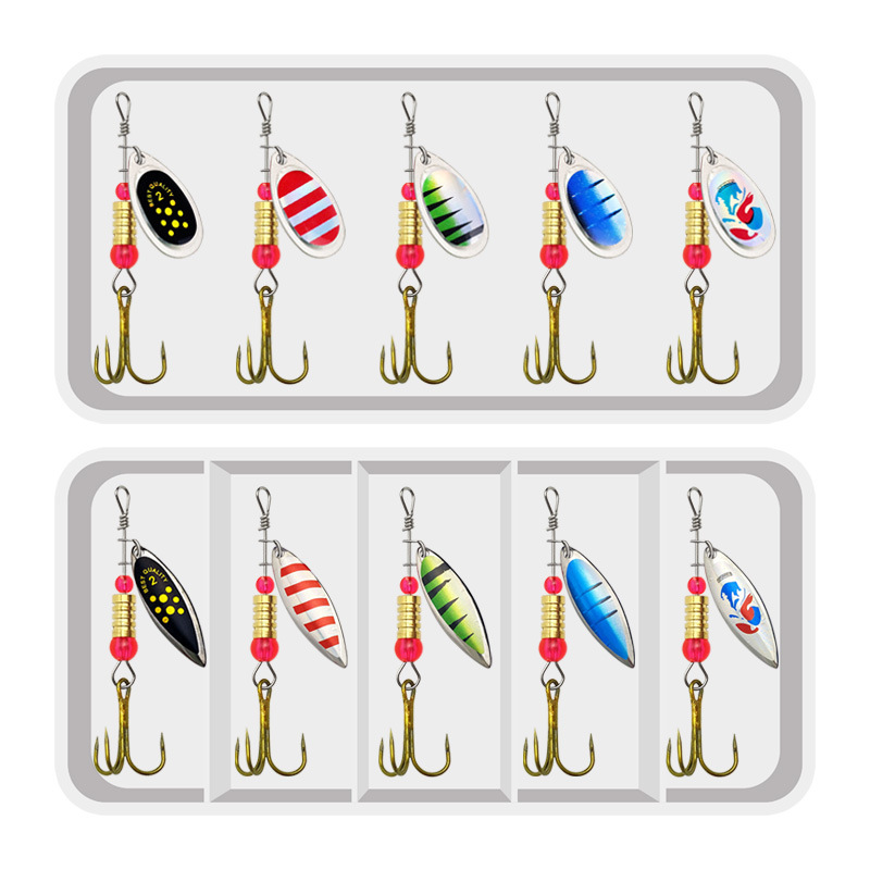 Fishing Lure Spinner Rotation  - مراجعة Fishing Lure Spoon وسعره