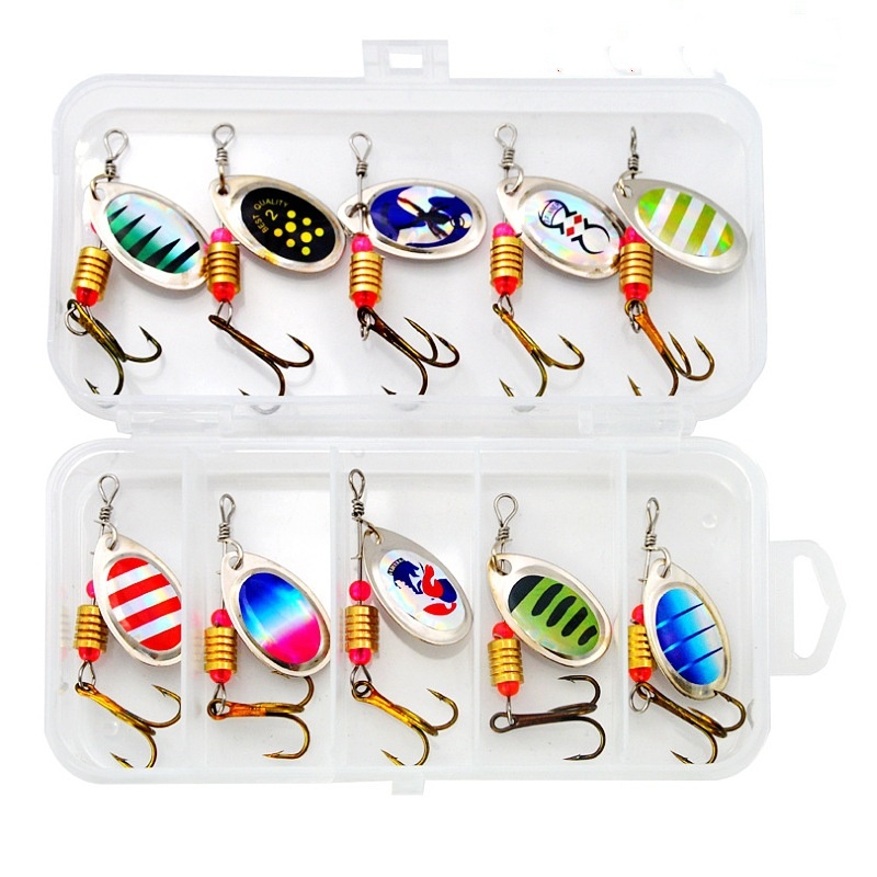 Fishing Lure Spinner Rotation  - مراجعة Fishing Lure Spoon وسعره