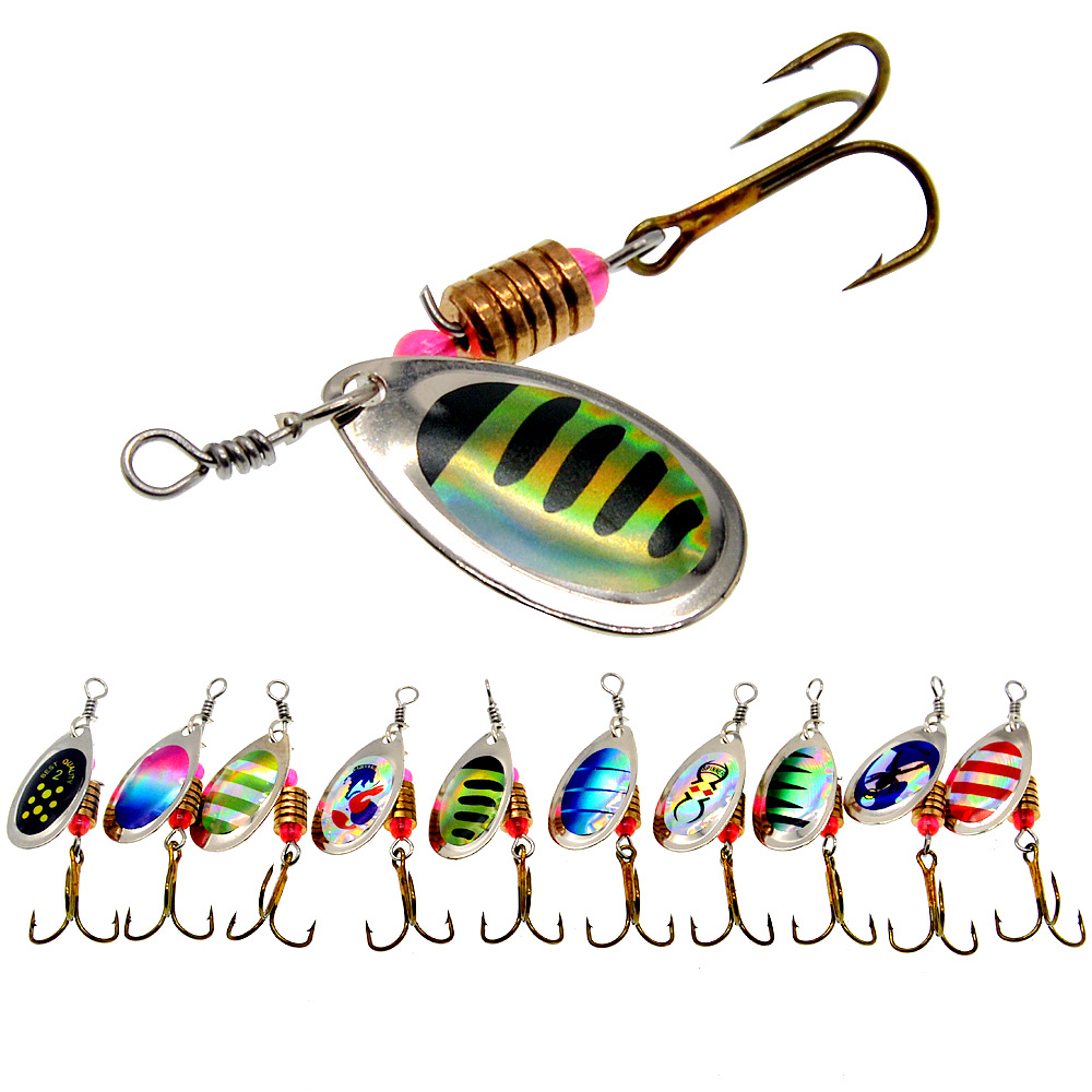 Fishing Lure Spinner Rotation  - مراجعة Fishing Lure Spoon وسعره