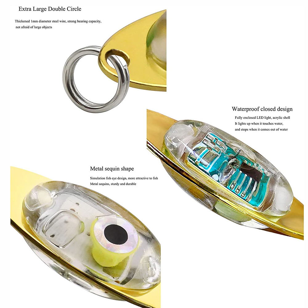 PRO BEROS LED Fishing Deep Dro - مراجعة Fishing Lure Spoon وسعره