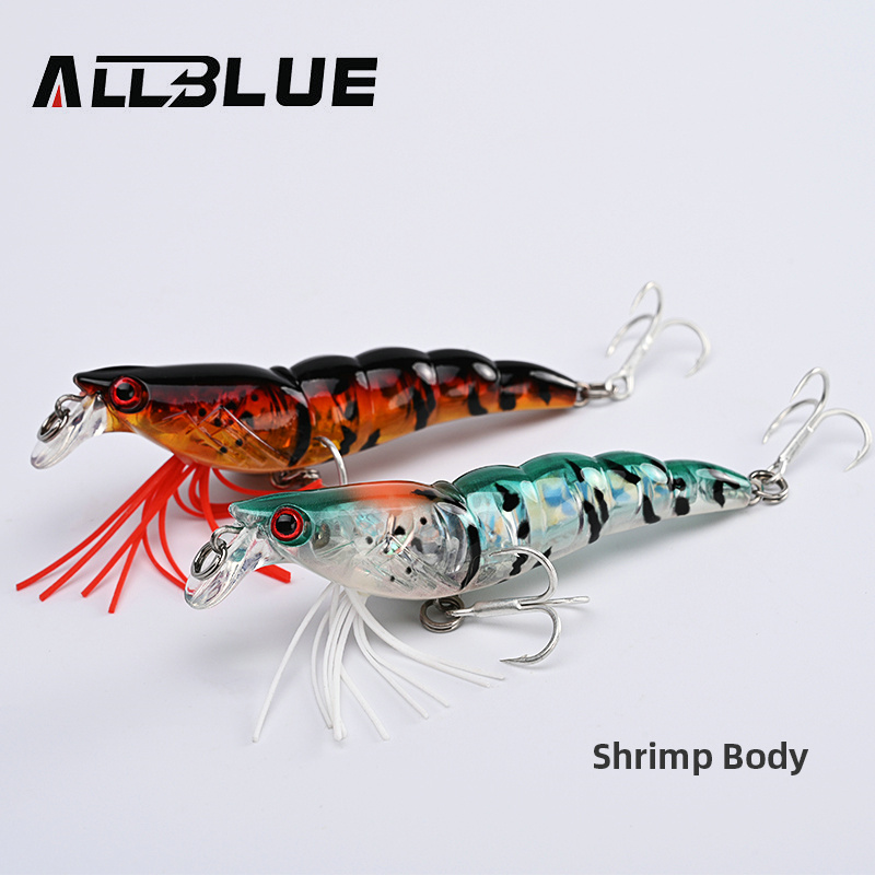 ALLBLUE 3D Flash Shrimp 70mm 7 - مراجعة Fishing Lure Buzzbait وسعره