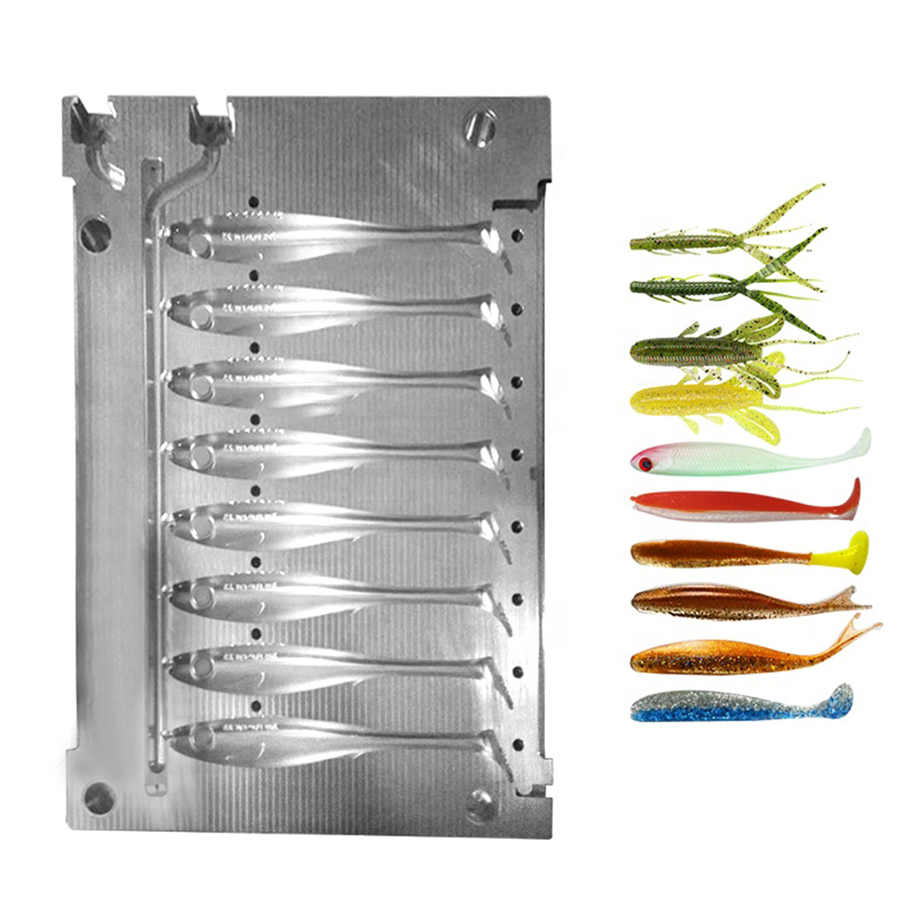 Custom Injection Molded Soft F - مراجعة Fishing Lure Soft Plastic وسعره