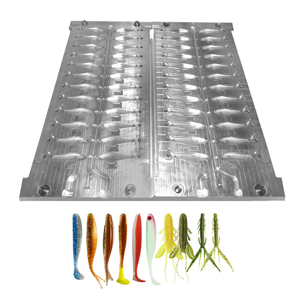 Custom Injection Molded Soft F - مراجعة Fishing Lure Soft Plastic وسعره
