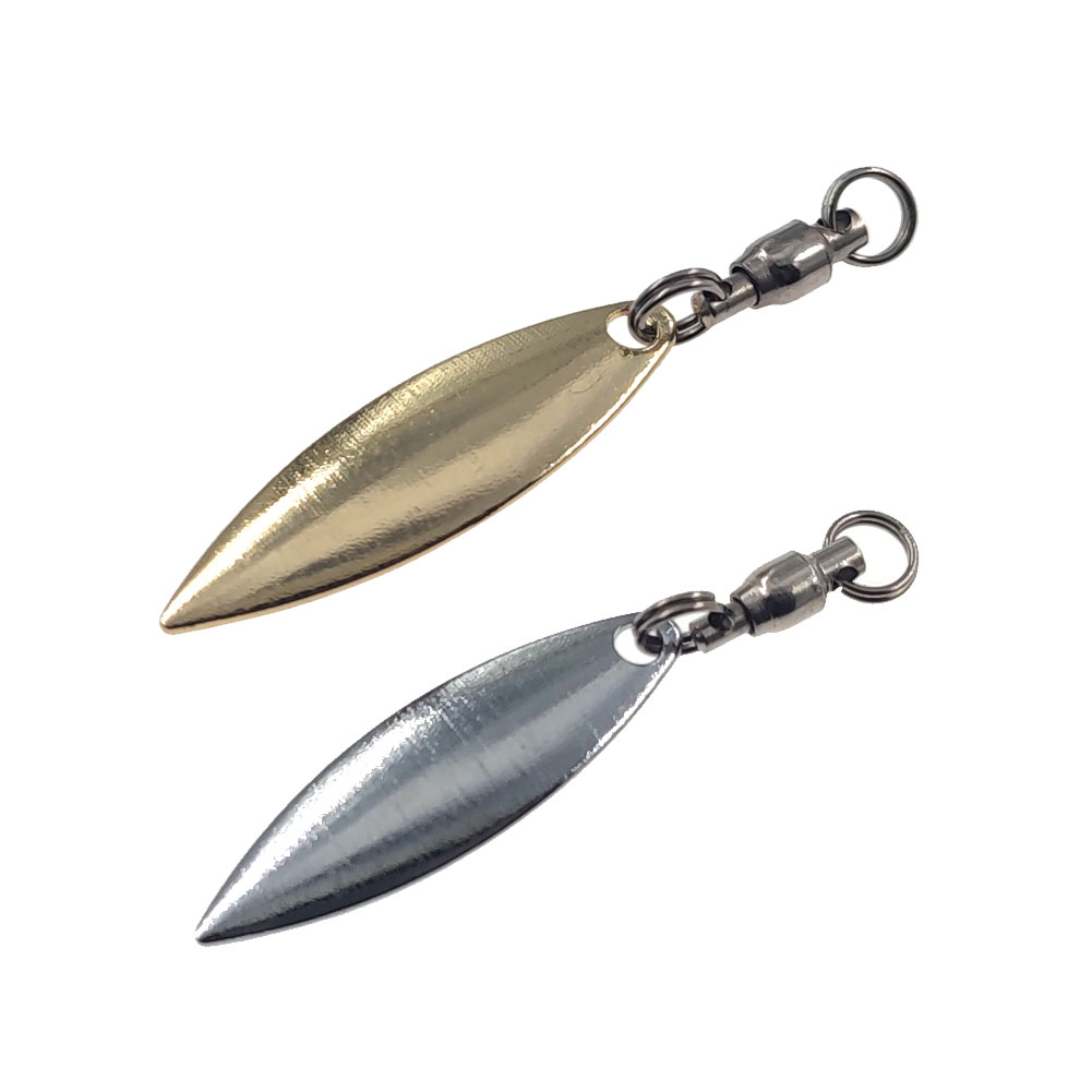 10pcs Willowleaf Blades Spinne - مراجعة Fishing Lure Buzzbait وسعره