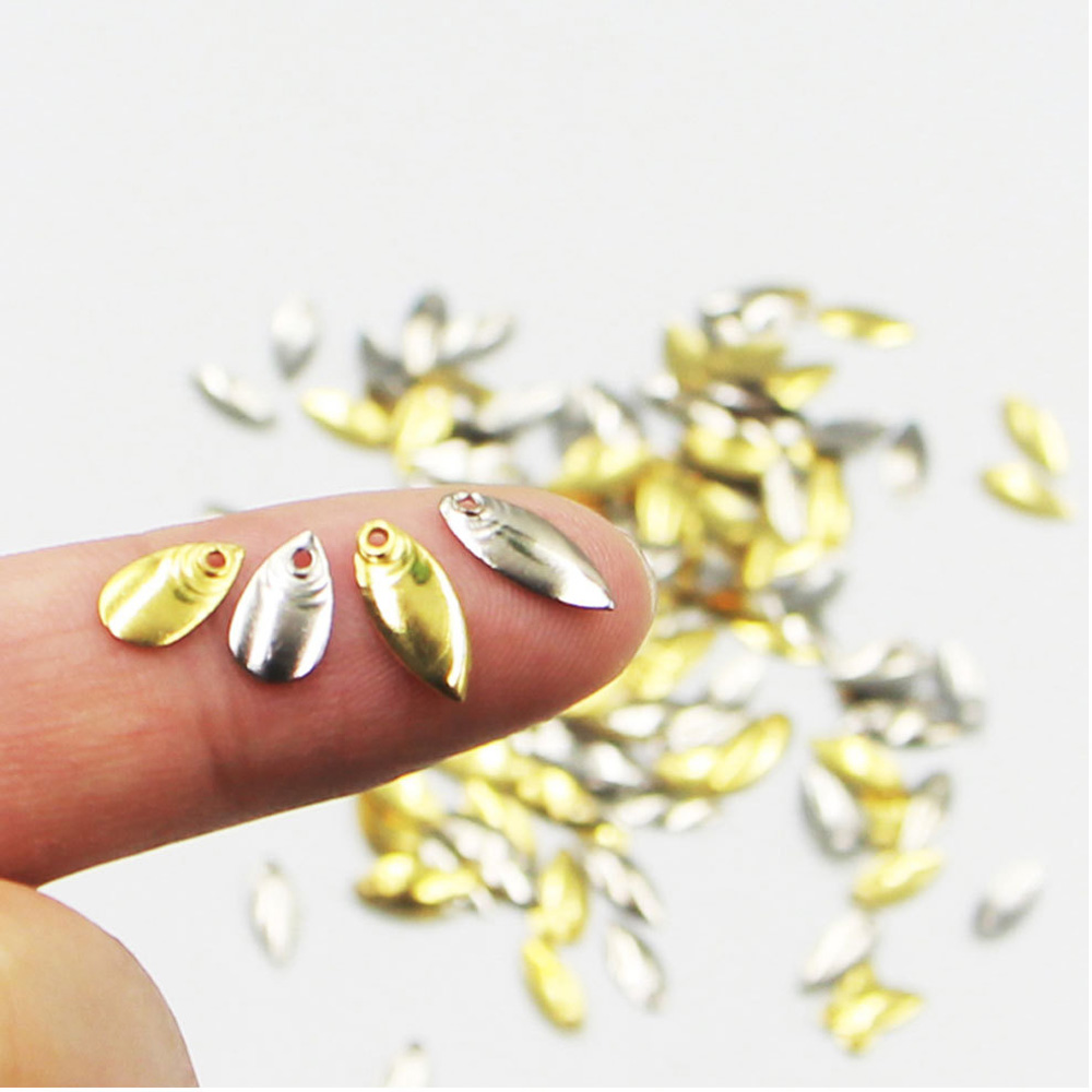 50Pcs/lot DIY Fishing Spinner  - مراجعة Fishing Lure Spoon وسعره