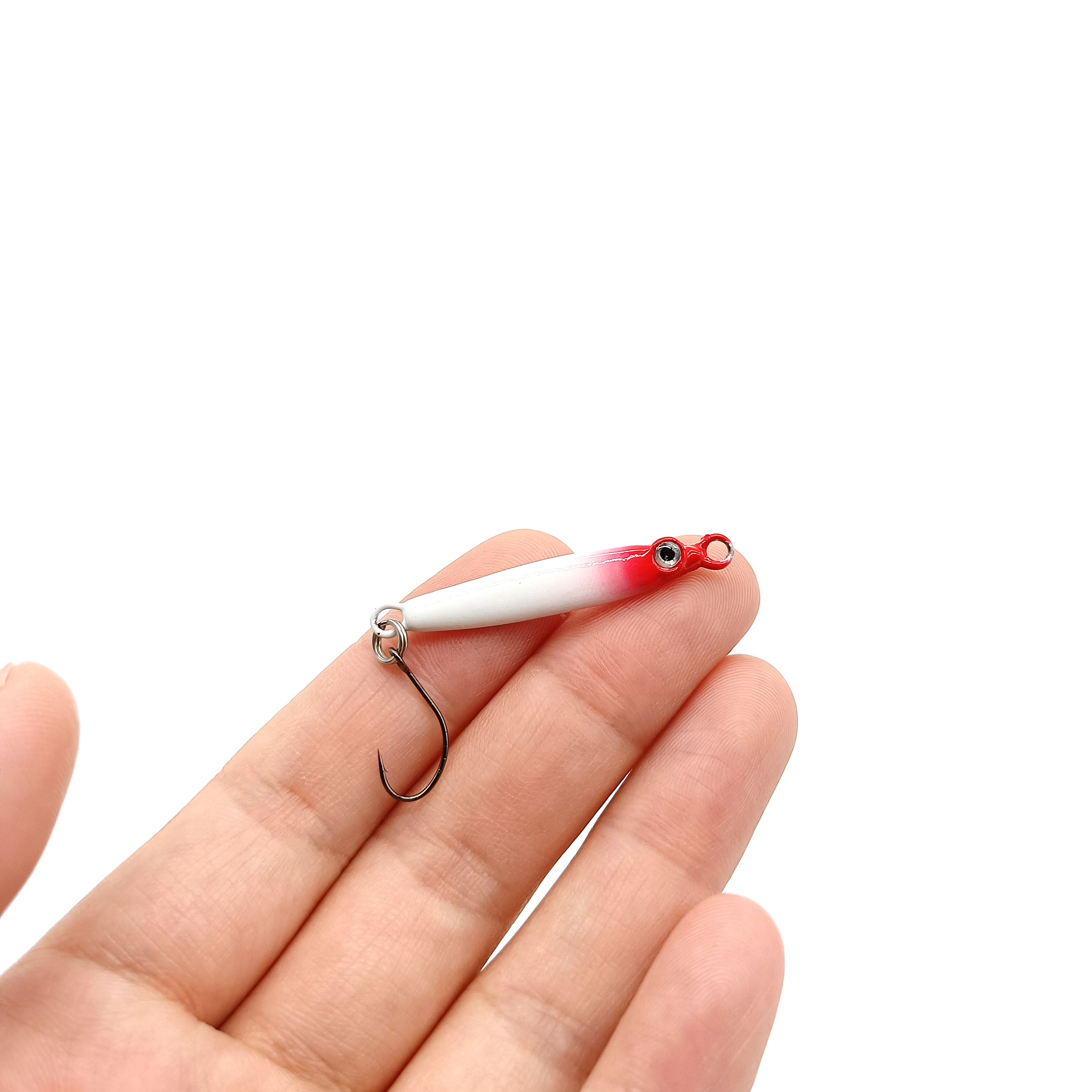 DUODUOYU 5PCS Mini  Metal Jig  - مراجعة Fishing Lure Soft Plastic وسعره