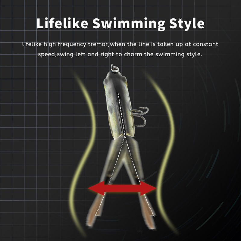 13Cm/33G Bionic Two-Section Ha - مراجعة Fishing Lure Popper وسعره