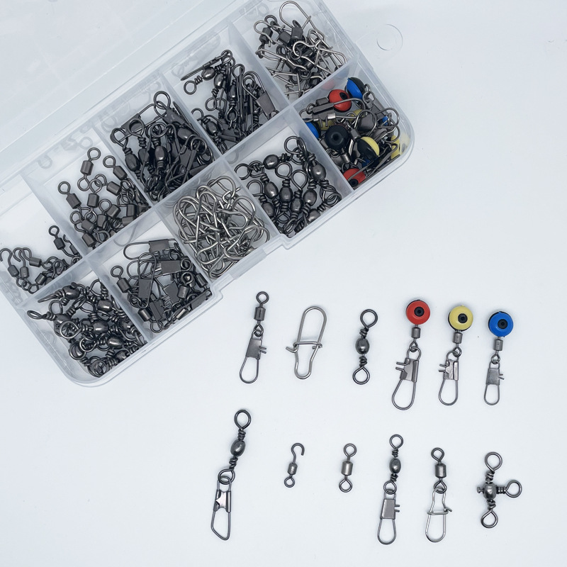 115pcs Fishing Swivel Connecto - مراجعة Fishing Lure Making Kit وسعره