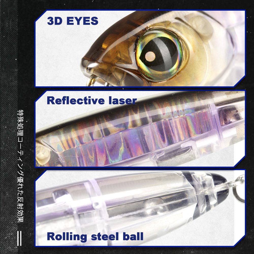 D1 Surface Fishing Lure 3DR Pe - مراجعة Fishing Lure Buzzbait وسعره