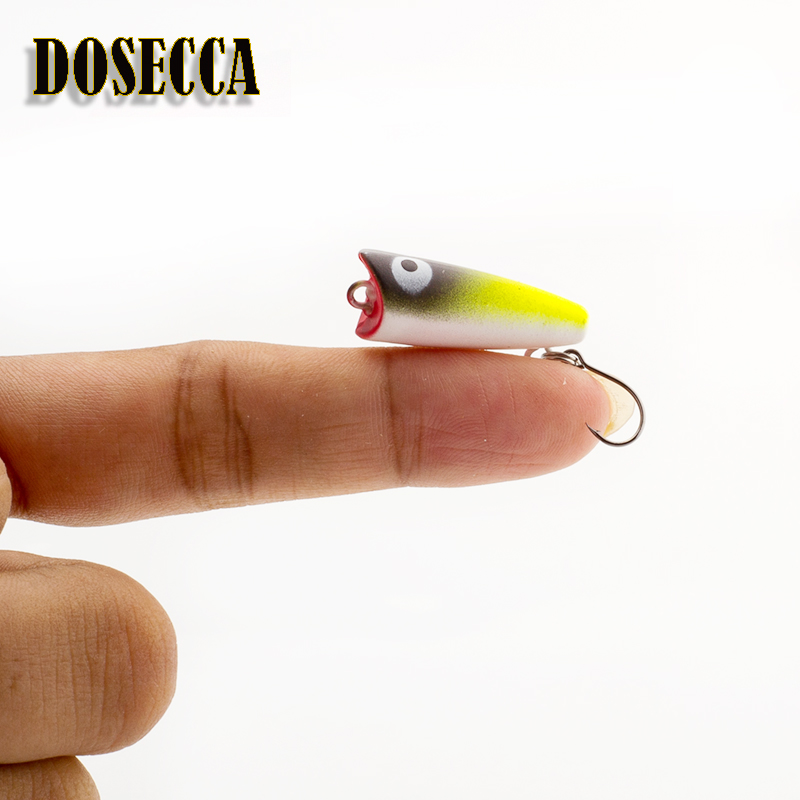 1PCS 2.5cm 1.5g  Topwater Bait - مراجعة Fishing Lure Popper وسعره