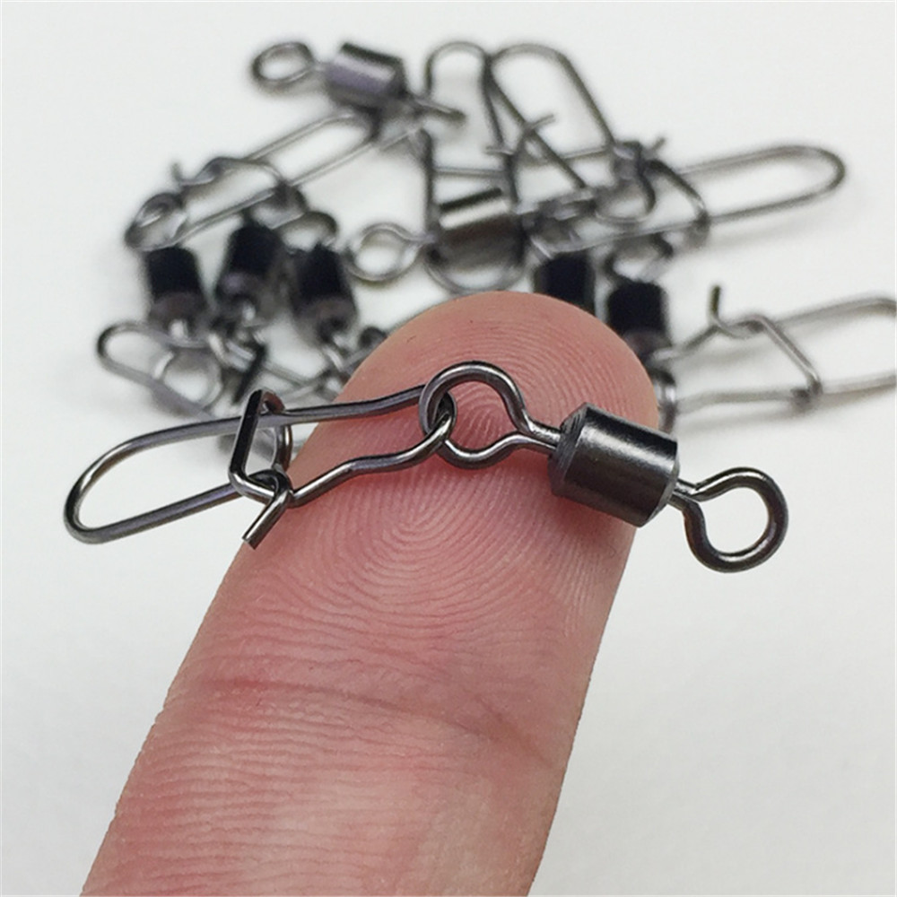 FISHINAPOT 30pcs/lot 2#-10# St - مراجعة Fishing Lure Spinnerbait وسعره
