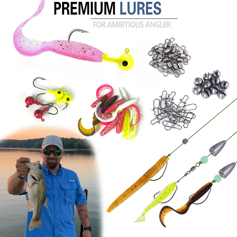 New 120PCS Fishing Lure Set So - مراجعة Fishing Lure Spoon وسعره