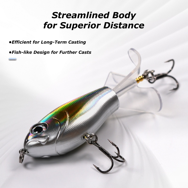 Wondersee 3-Blade Topwater Fis - مراجعة Fishing Lure Blade Bait وسعره
