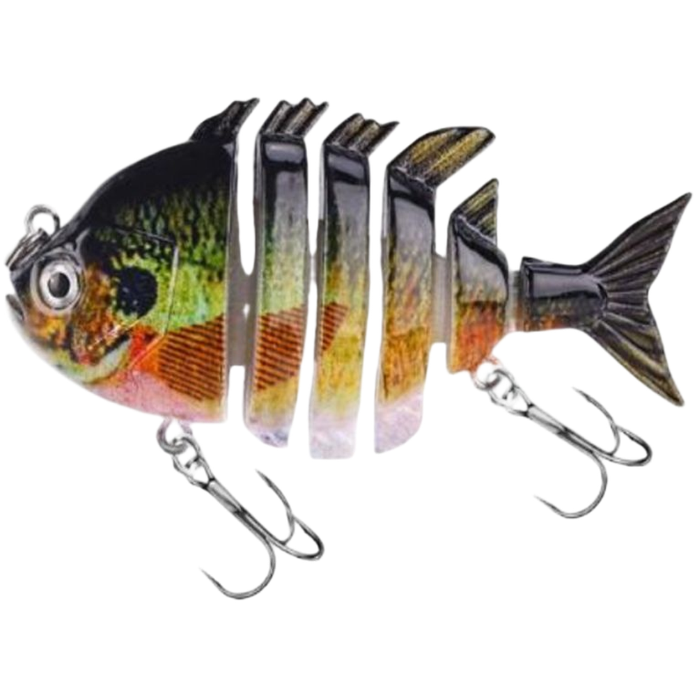 5Pcs 6 Section Fishing Lure Ha - مراجعة Fishing Lure Swimbait وسعره