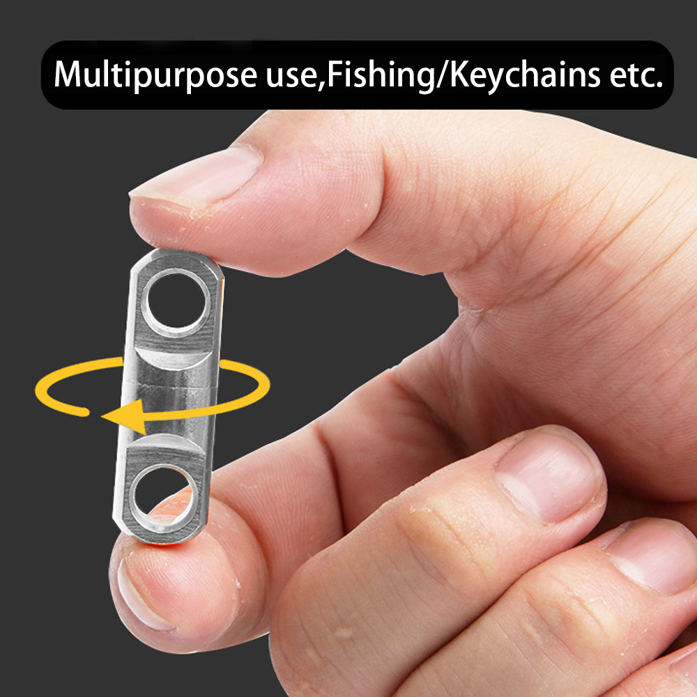 10pcs Solid Swivels for Fishin - مراجعة Fishing Lure Spinner وسعره
