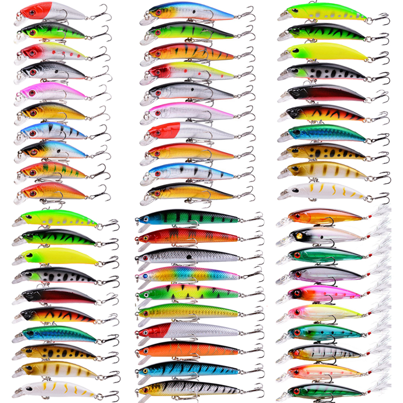 3/5/8PCS Random Fishing Lure S - مراجعة Fishing Lure Crankbait وسعره
