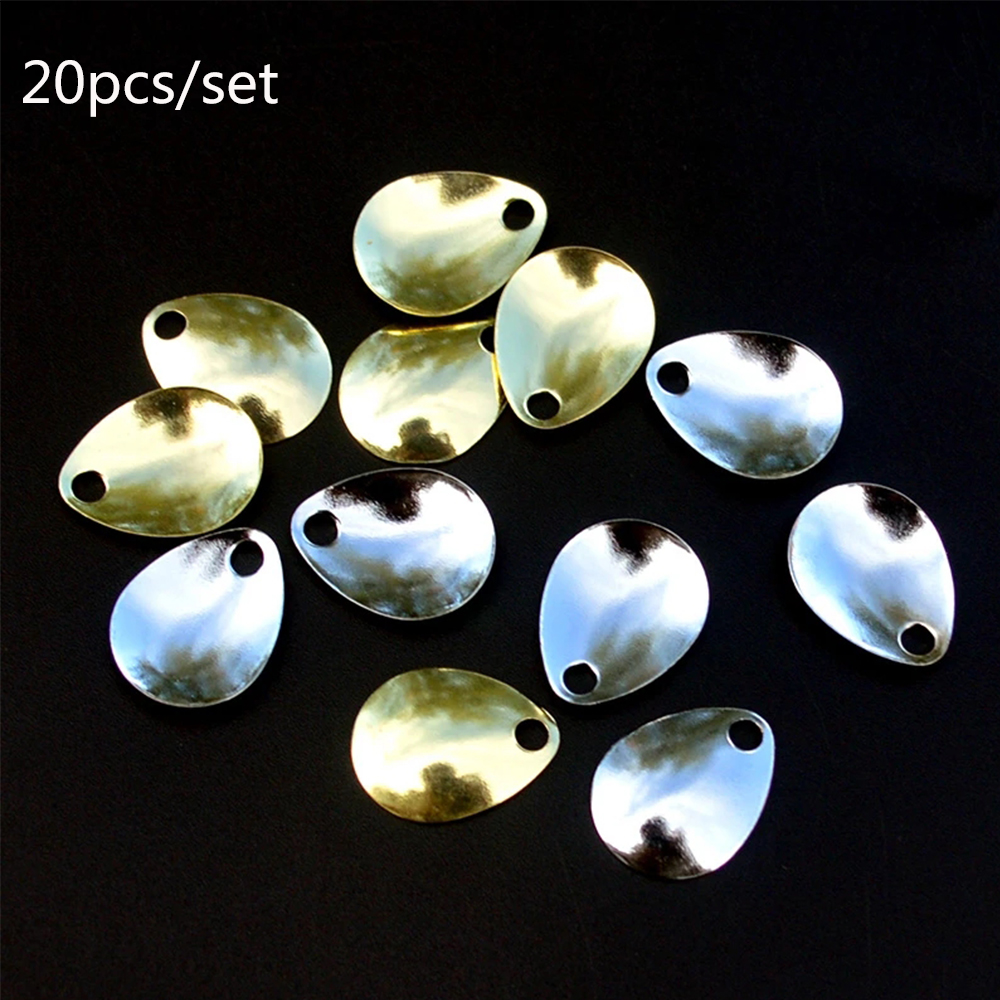 20pcs/lot Fishing Spinner Ring - مراجعة Fishing Lure Spoon وسعره
