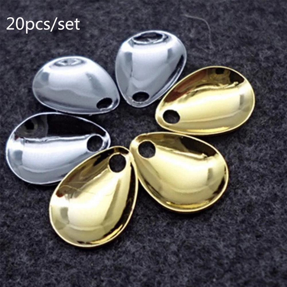 20pcs/lot Fishing Spinner Ring - مراجعة Fishing Lure Spoon وسعره