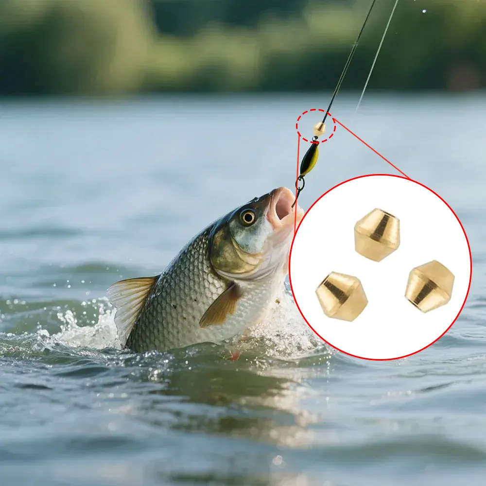40pcs DIY Lure Brass Fishing B - مراجعة Fishing Lure Spinnerbait وسعره