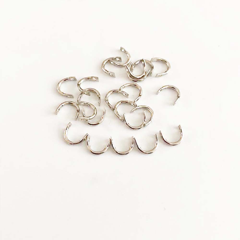 50-100pcs/lot Fishing U-ring 5 - مراجعة Fishing Lure Spoon وسعره