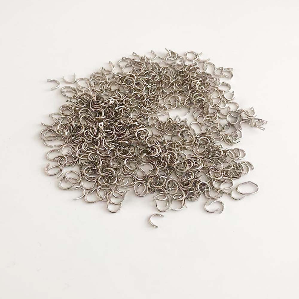 50-100pcs/lot Fishing U-ring 5 - مراجعة Fishing Lure Spoon وسعره