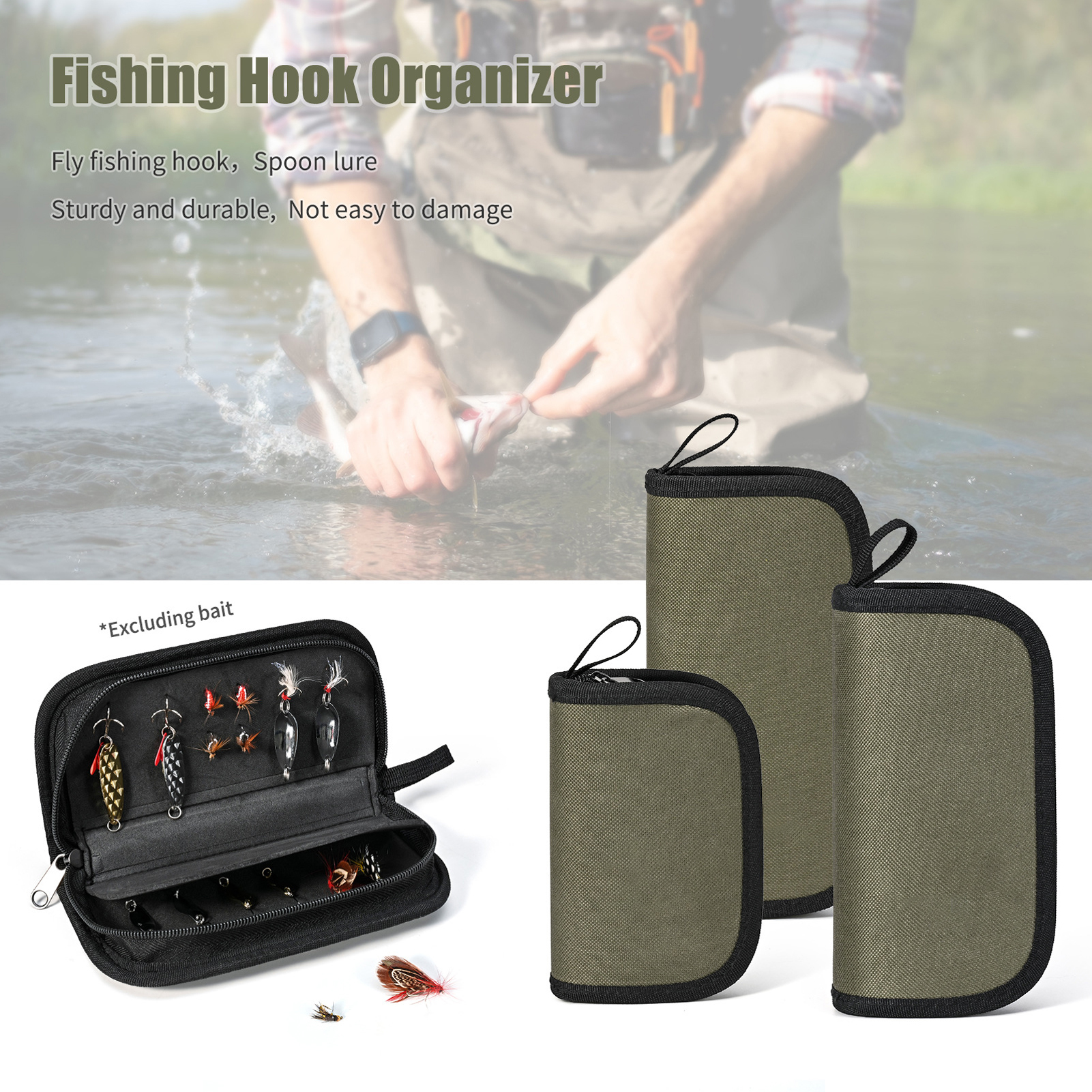 EVA Fishing Sequins Storage Ba - مراجعة Fishing Lure Spoon وسعره