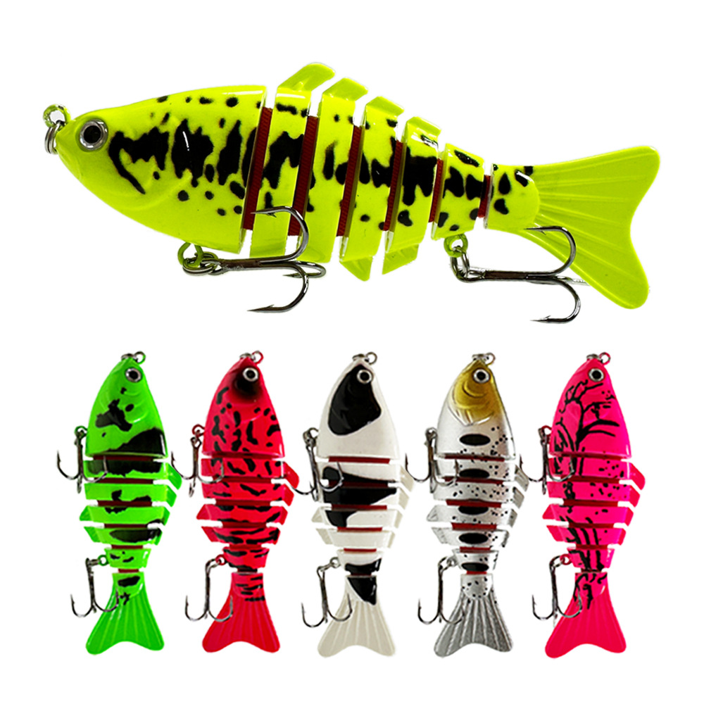 1pc Multi-segment Hard Lure 10 - مراجعة Fishing Lure Popper وسعره