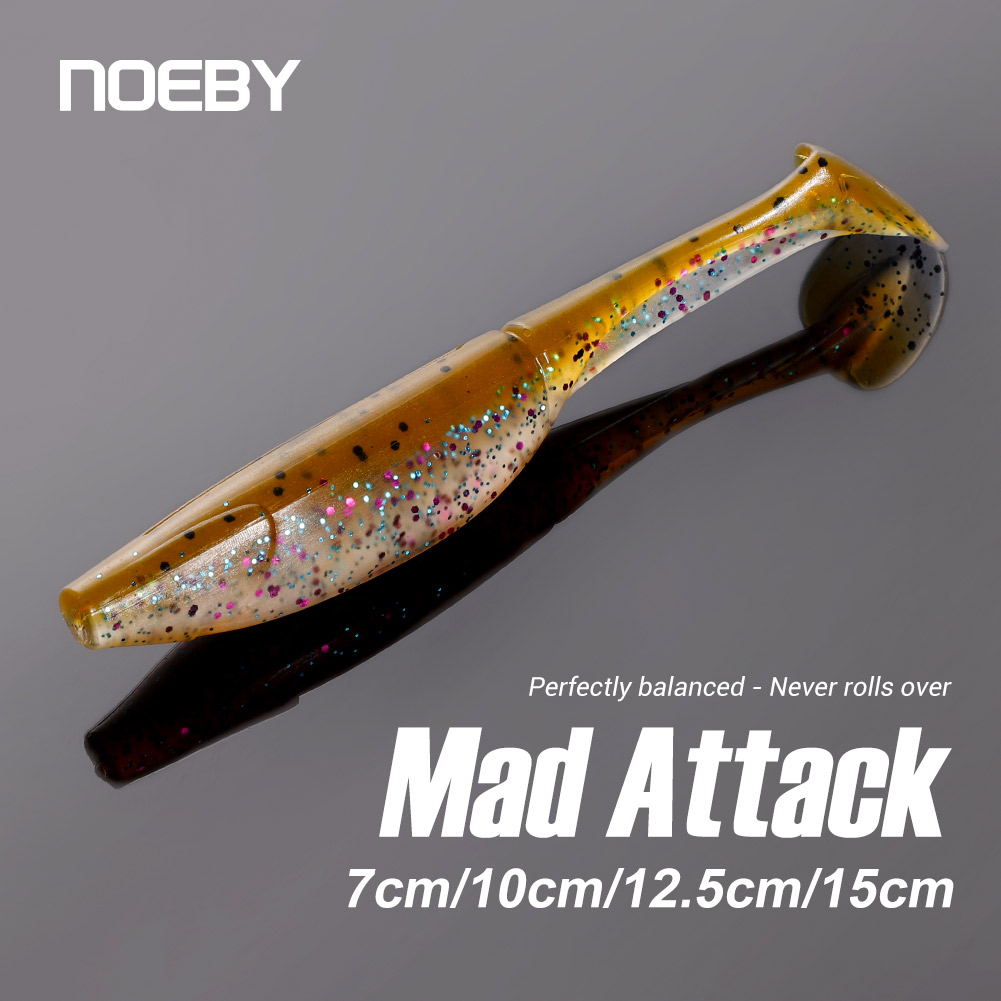 NOEBY 7cm 10cm 12.5cm 15cm Sof - مراجعة Fishing Lure Buzzbait وسعره