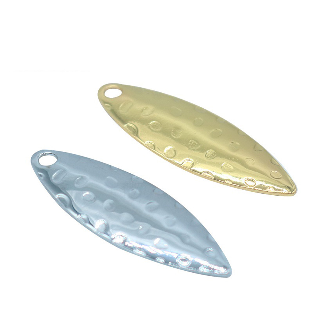 10Pcs/lot Willow leaf Sequin P - مراجعة Fishing Lure Spoon وسعره