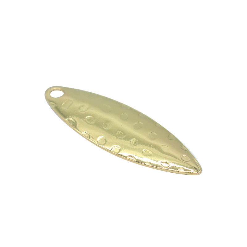 10Pcs/lot Willow leaf Sequin P - مراجعة Fishing Lure Spoon وسعره