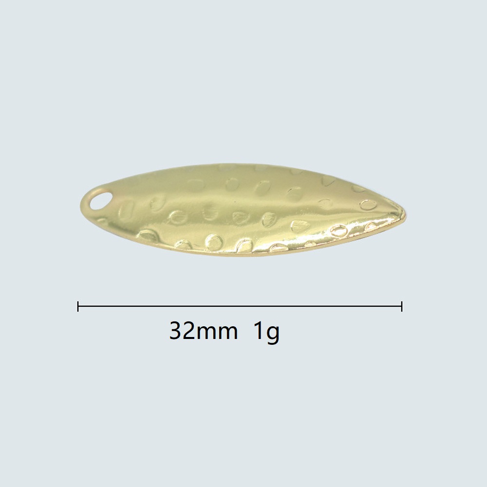10Pcs/lot Willow leaf Sequin P - مراجعة Fishing Lure Spoon وسعره