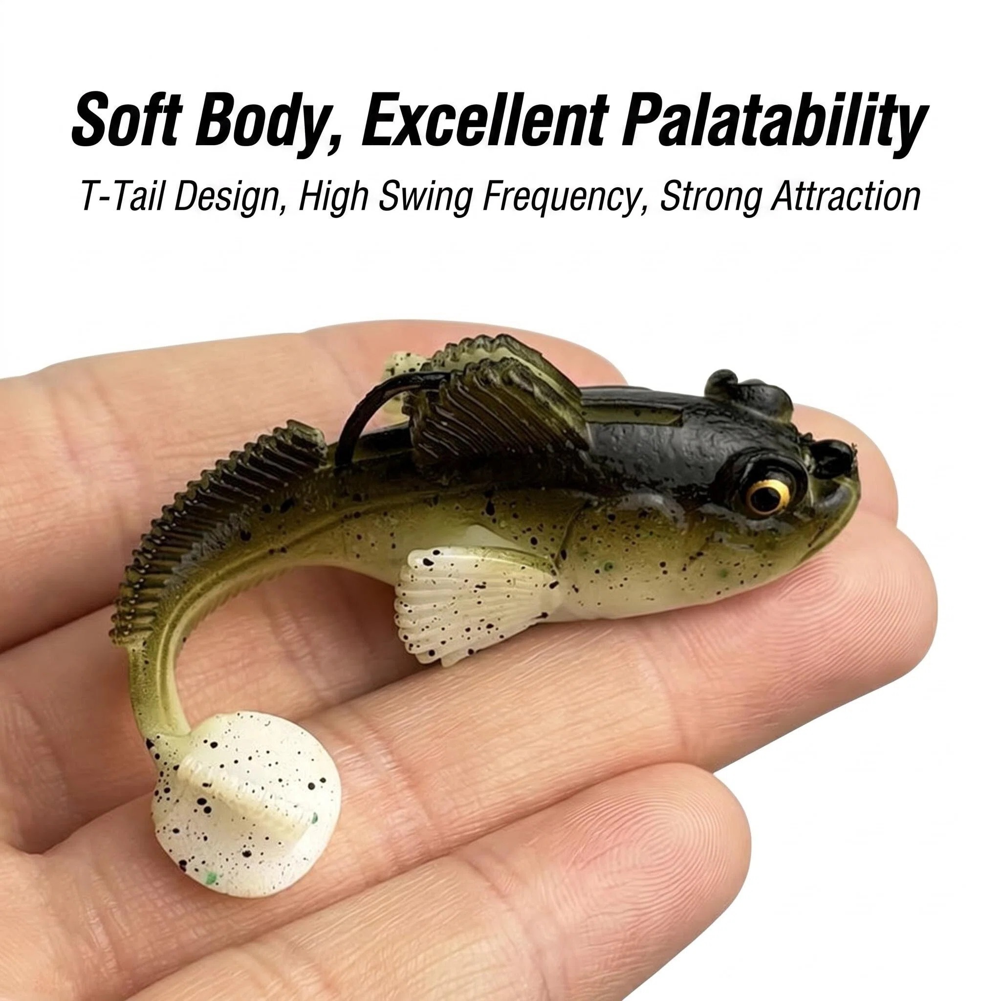 1pcs 10g13g18g Goby Lure Jig W - مراجعة Fishing Lure Spinnerbait وسعره