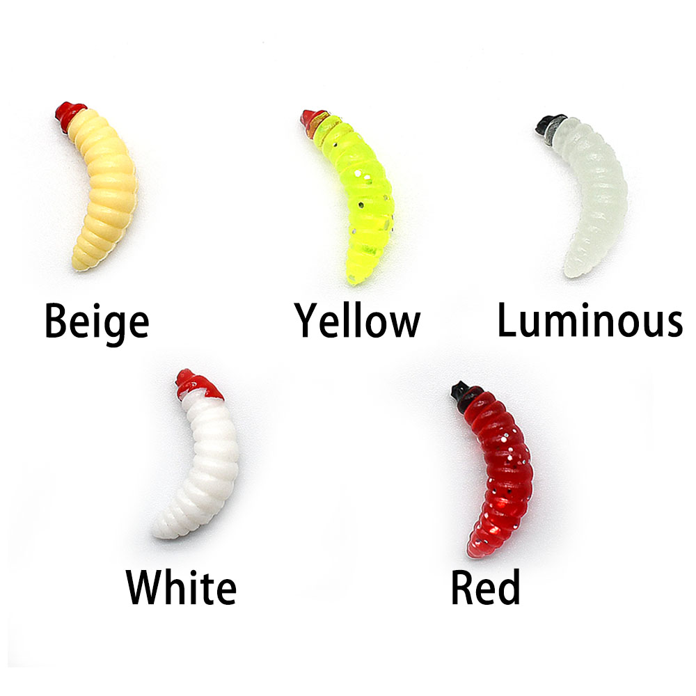 125Pcs Earthworm Fishing Bait  - مراجعة Fishing Lure Soft Plastic وسعره