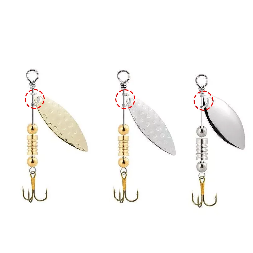 100pcs Fishing U Shaped Fixed  - مراجعة Fishing Lure Spinnerbait وسعره