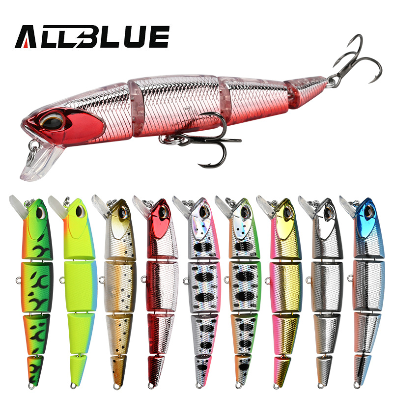 ALLBLUE Professional Jointed S - مراجعة Fishing Lure Popper وسعره
