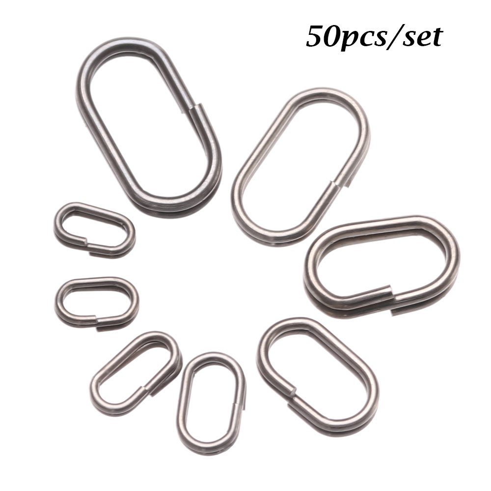 50 PCs/Lot 8/10/13/15/17/19mm  - مراجعة Fishing Lure Accessories وسعره
